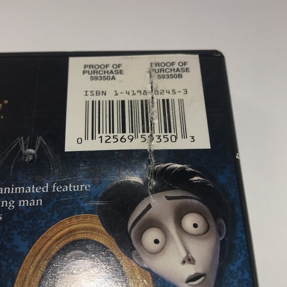 ✨Sold✨Corpse Bride DVD Full Screen Edition Tim Burton - Picture 8 of 10